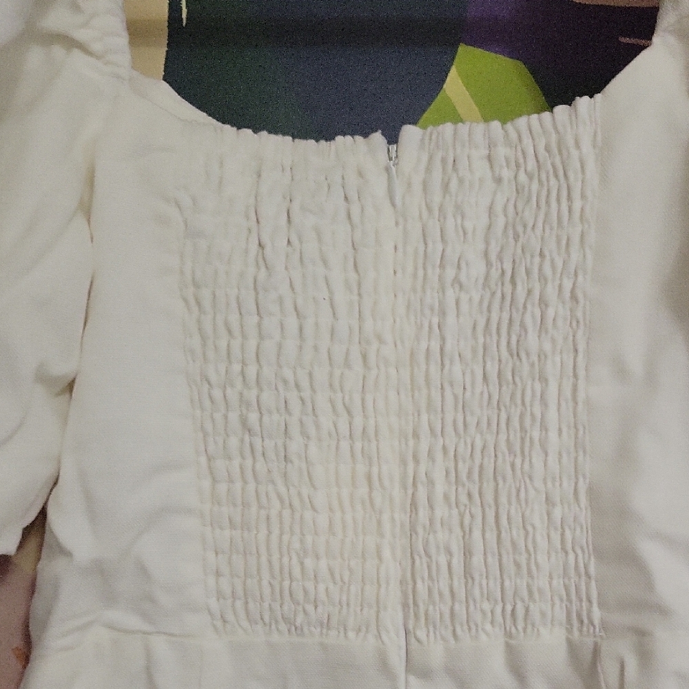 Rachel Parcell Cream Puff Sleeve Mini Dress - Picture 5 of 6